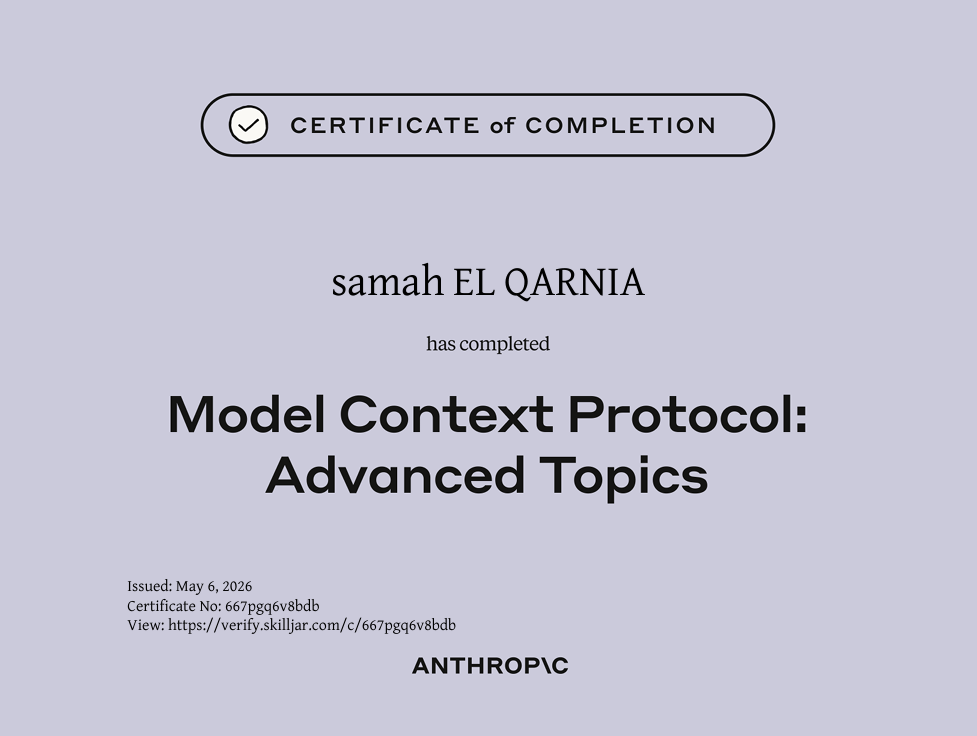 MCP : Advanced topics