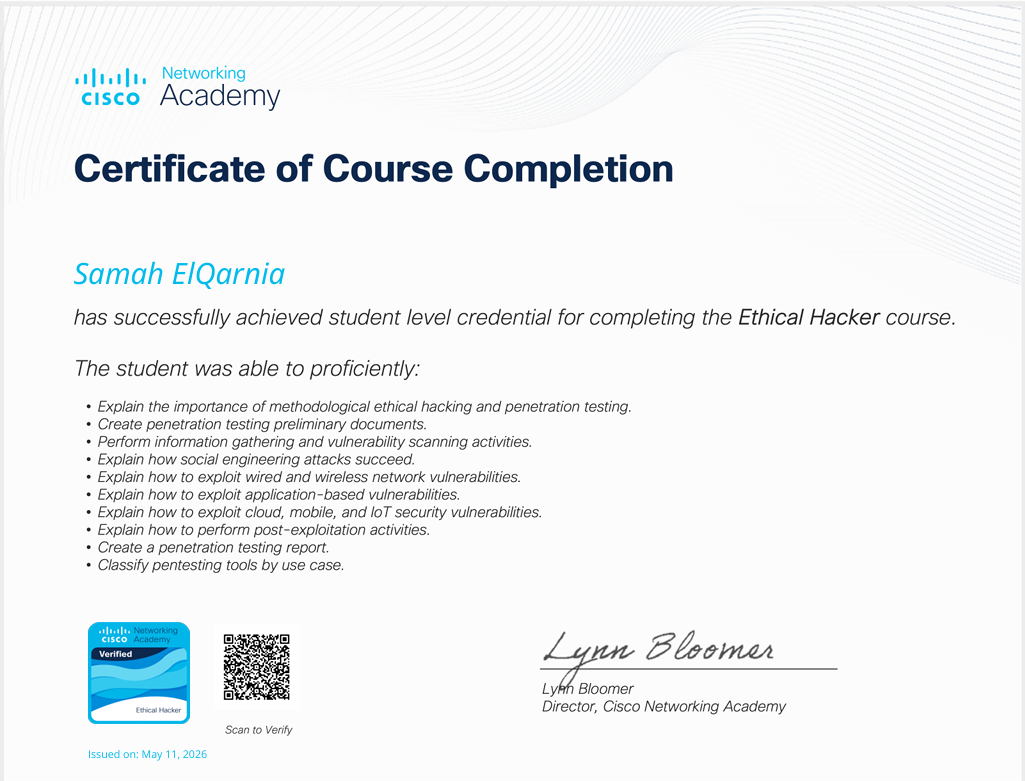 Ethical Hacker